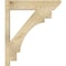 Ekena Millwork Merced Slat Rough Sawn Outlooker, Douglas Fir, 6"W x 24"D x 28"H OUT06X24X28MRC06RDF - alternate 2